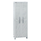 Armário Multiuso Plástico Grande Baru Cinza Rimax