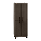 Armário Multiuso Plástico Grande Rattan Marrom Rimax
