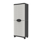 Armário Multiuso Plástico Grande Space Saver Preto Plastiken