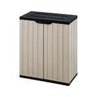 Armário Multiuso Plástico Médio Bege/Marrom Starplastic