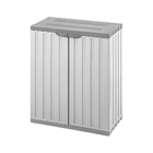 Armário Multiuso Plástico Médio Cinza Starplastic