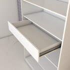 Armário Multiuso Plaza 2 Portas Com Espelho 1 Gaveta Branco -