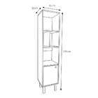 Armário Multiúso Poncho 1 Pt Preto