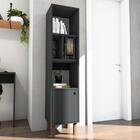 Armário Multiúso Poncho 1 Pt Preto