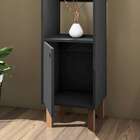 Armário Multiúso Poncho 1 Pt Preto