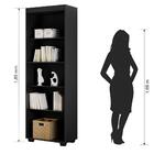 Armário Multiuso Preto Fosco