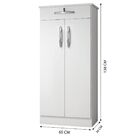 Armário Multiuso Recife 02 Portas Arte Móveis Branco