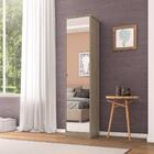 Armário Multiuso Reflex Ii 1 Porta 5 Nichos - Nogal Touch