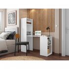 Armário Multiuso Retrátil 1 Porta 3 Prateleiras Com Mesa Auxi