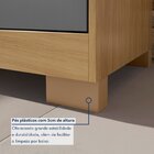 Armário Multiuso Ripado 2 Portas Cabideiro Organizador Vassou