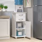 Armário Multiuso Salão De Beleza Utensílios 2 Gavetas