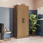 Armário Multiuso Sapateira 136x56,5x34cm Nogueira