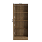 Armário Multiuso Sapateira 136x56,5x34cm Nogueira