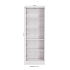 Armário Multiuso Sapateira 167x56,5x34cm Branco