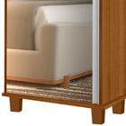 Armario Multiuso Sapateira 1 Porta Com Espelho 00703502 Lpa