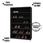 Armario Multiuso Sapateira 5 Prateleiras Lais Reajl