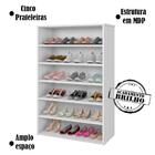 Armario Multiuso Sapateira 5 Prateleiras Lais Reajl