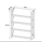 Armário Multiuso Sapateira Az1025 Preto/nogal