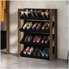 Armário Multiuso Sapateira Az1025 Preto/nogal