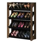 Armário Multiuso Sapateira Az1025 Preto/nogal