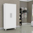 Armário Multiuso Sapateira Com Cabideiro Luapa Branco