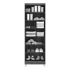 Armário Multiuso Sapateira Com Chave E Prateleiras Tabaco