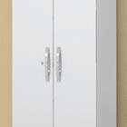 Armário Multiuso Sapateira Com Prateleiras Asteca Branco