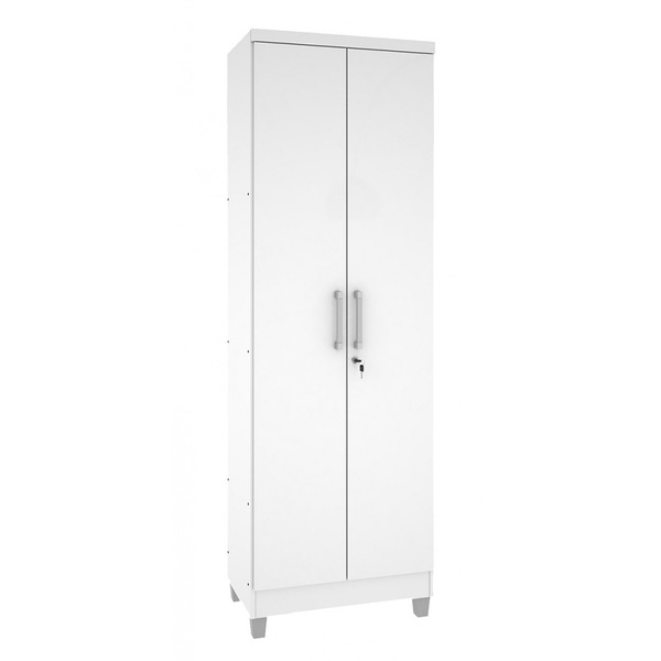 Armário Multiuso Sapateira Com Prateleiras Napole Branco