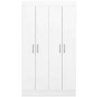 Armário Multiuso Sapateira Formosa 4 Portas Branco Tana Decor
