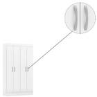 Armário Multiuso Sapateira Formosa 4 Portas Branco Tana Decor