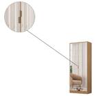 Armário Multiuso Sapateira Grife Com Espelho 2 Portas Amendol