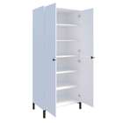 Armário Multiuso Soho 4 Portas Branco - Falkk