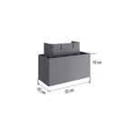 Armário Multiuso Solteiro Com Espelhos E Pés Organizador Sala