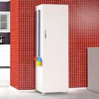 Armário Multiuso Super Branco C 1 Porta Alto C/ 4 Rodinhas