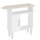 Armário Multiuso Tábua De Passar 90cm 1 Porta Fellicci Branco