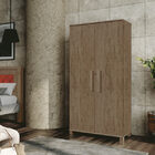 Armário Multiuso Texas Castanho Mdf 95x187cm