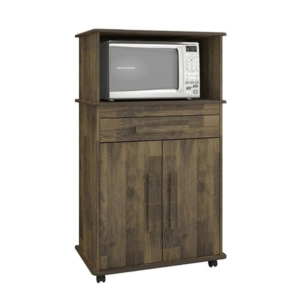 Armário Multiuso Toronto Amadeirado - Rv Móveis