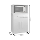 Armário Multiuso Toronto Rv - Branco