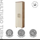 Armário Multiuso Turim Amêndoa/off White