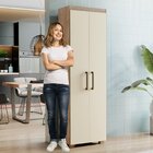 Armário Multiuso Turim Amêndoa/off White