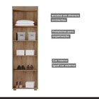 Armário Multiuso Turim Amêndoa/off White