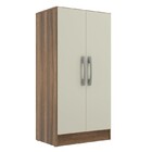 Armário Multiuso Vaticano 2 Portas Castanho/off - Móveis Sim