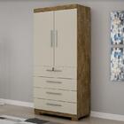 Armário Multiuso Verona 2 Portas Ipê/off White