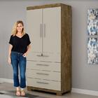 Armário Multiuso Verona 2 Portas Ipê/off White