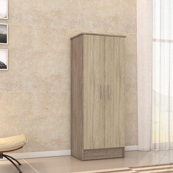 Armário Multiuso 2 Portas Nogal Vanilla Touch Viena Demóbile