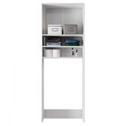 Armário Multuso Brescia Para Maquina De Lavar 2 Portas Branco