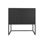 Armário Myke 2 Portas Preto