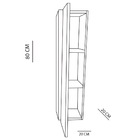 Armário Nicho Toalheiro Branco Em Mdf
