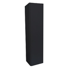 Armário Nicho Toalheiro Preto Em Mdf