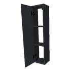 Armário Nicho Toalheiro Preto Em Mdf